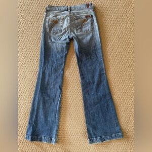 7 for all mankind DOJO 26 Blue denim jeans bootcut flare Women's